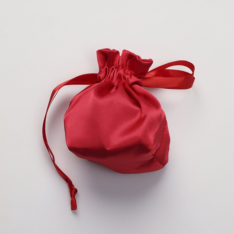 Small Cloth Bag Gold Money Bag pink Gold 4.7*4.7" Satin Bag Small Gift Pouch Jewelry Pouch