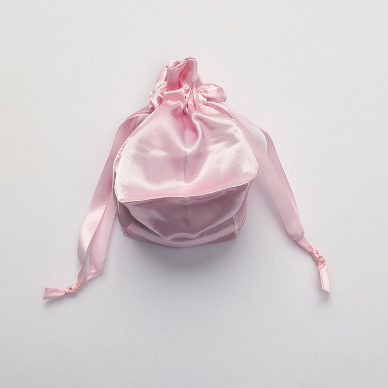 Small Cloth Bag Gold Money Bag pink Gold 4.7*4.7" Satin Bag Small Gift Pouch Jewelry Pouch