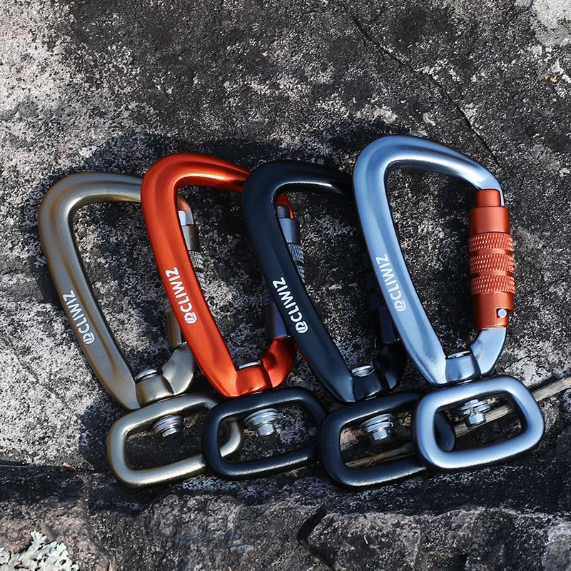 JRSGS Factory Wholesale Pet Accessories Pet Hooks 4KN High Quality Swivel Carabiner Hook 7075 Aluminum Customized Lightweight