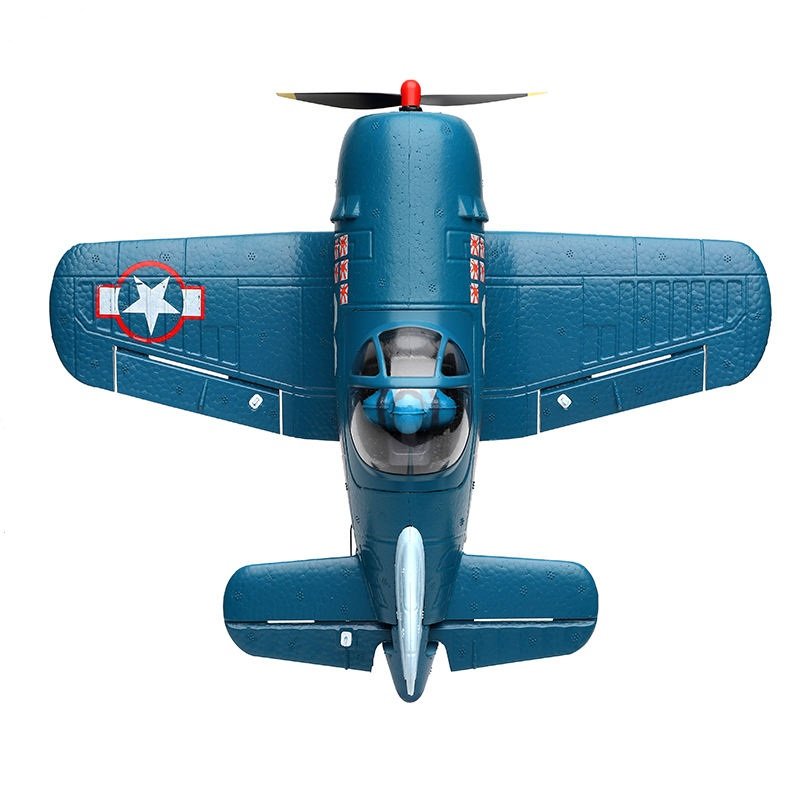 New RC airplane simulation glider F4U pirate remote control aircraft model electric children's toys gift for child