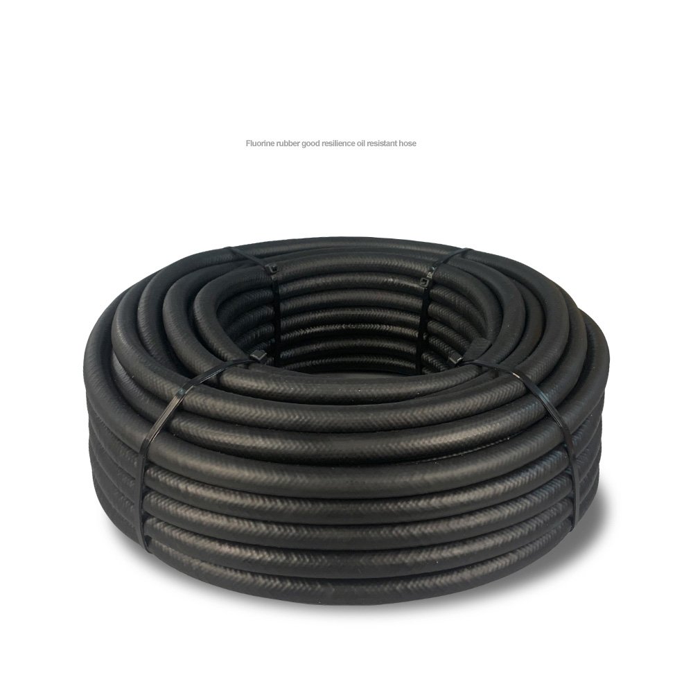 Fluorine Rubber Good Resilience Fuel Hose Pipe / High-end Fields Strong Oil Resistance FKM Hose