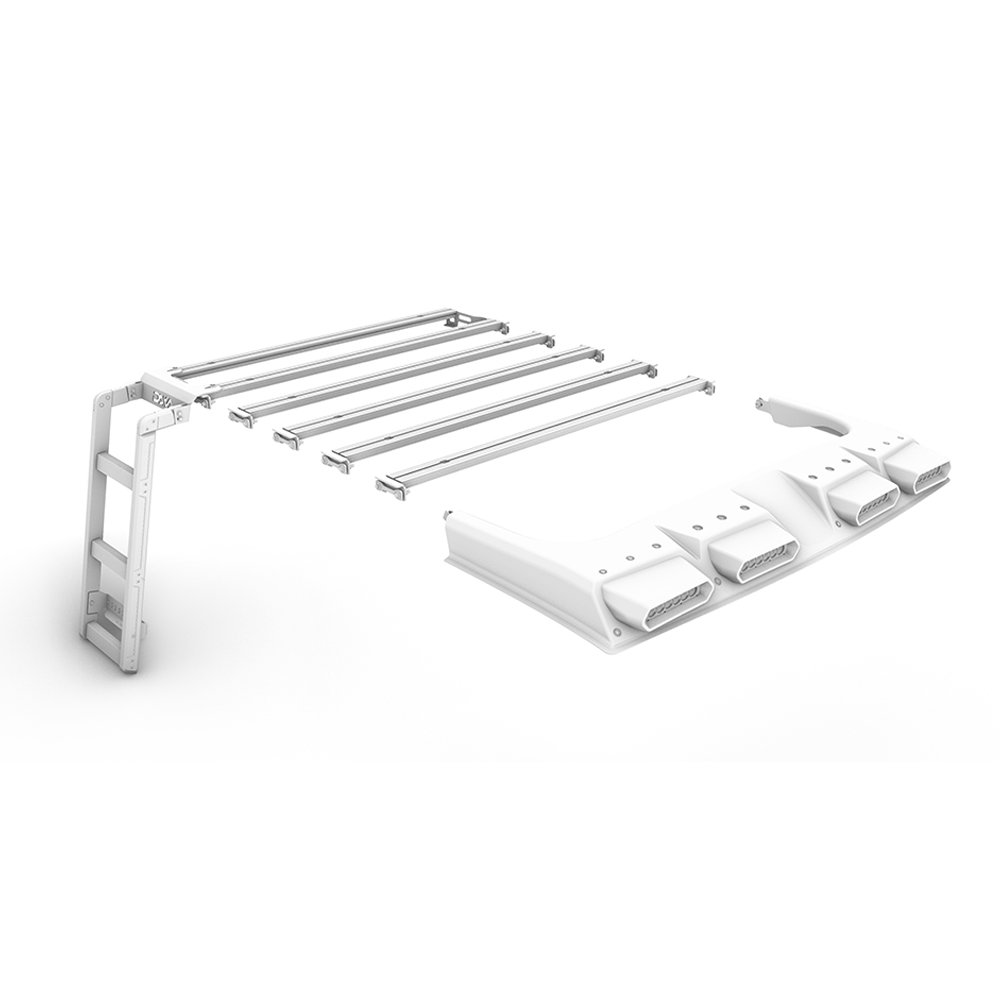 Tank 300 Tuning Accessories Specific Aviation Aluminum Alloy Roof Rack Luggage Carrier Side Ladder Kit High Strength Lightweight