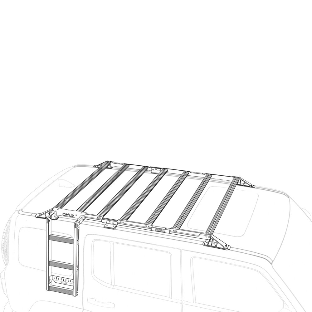 Tank 300 Tuning Accessories Specific Aviation Aluminum Alloy Roof Rack Luggage Carrier Side Ladder Kit High Strength Lightweight