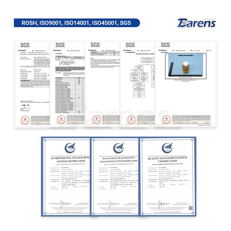 Barens Cutting Fluid 653 Factory Wholesale Price Large Inventory Special Cutting Fluid Coolant for Machining Aluminum