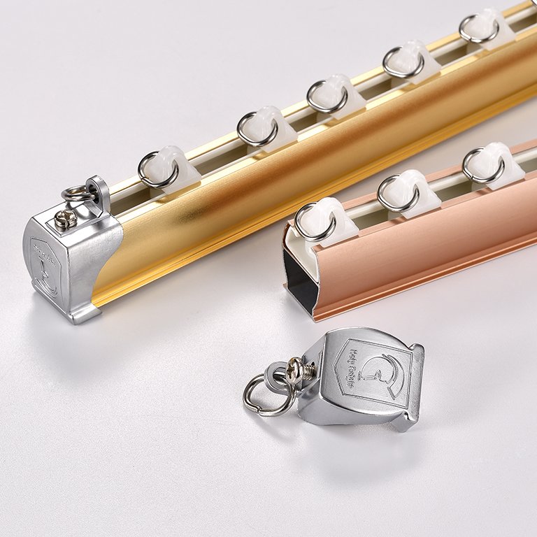 Factory Direct Sale Aluminum Mounting Rail Rood Divider Track and Accessories for Bedroom