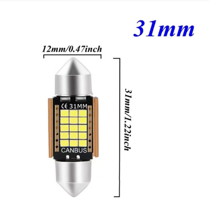 2016 Factory-Ready LED Reading Lamp for Cars Double-Pointed 12V Roof Tailbox Lamps Stepless Decoding Vehicle Light Accessories