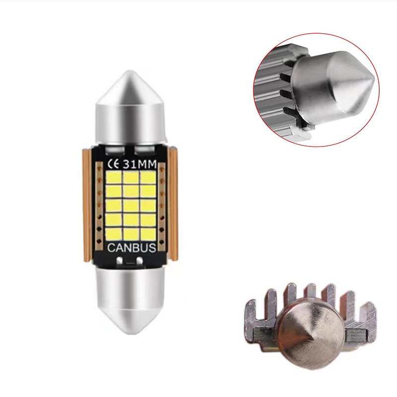 2016 Factory-Ready LED Reading Lamp for Cars Double-Pointed 12V Roof Tailbox Lamps Stepless Decoding Vehicle Light Accessories
