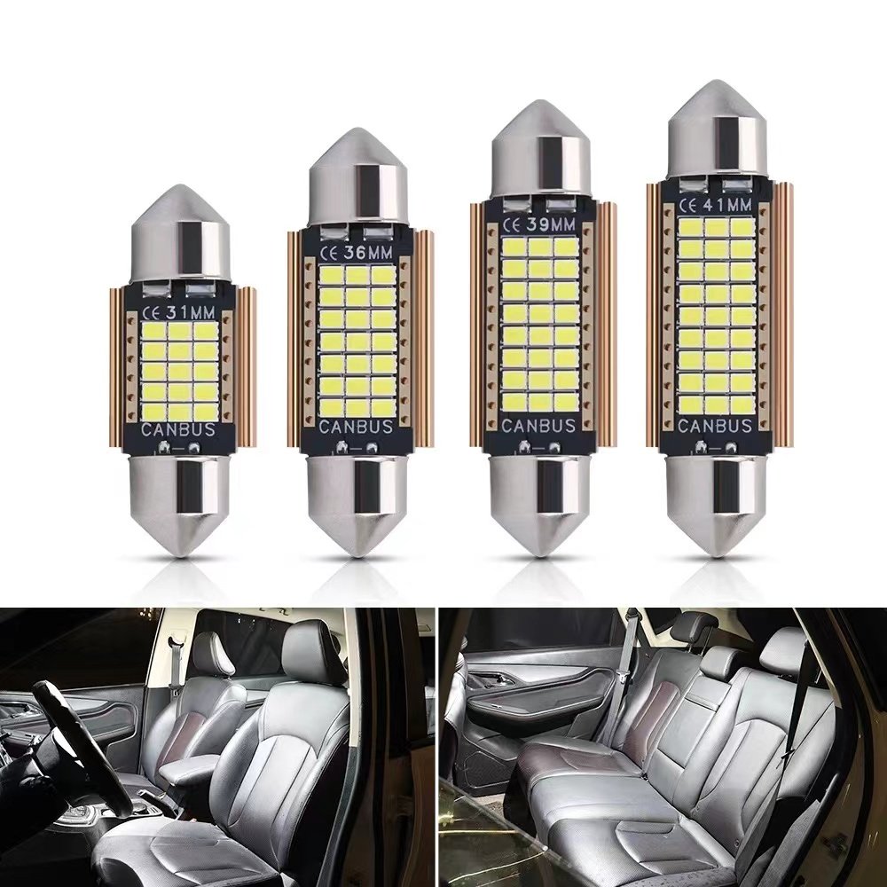 2016 Factory-Ready LED Reading Lamp for Cars Double-Pointed 12V Roof Tailbox Lamps Stepless Decoding Vehicle Light Accessories