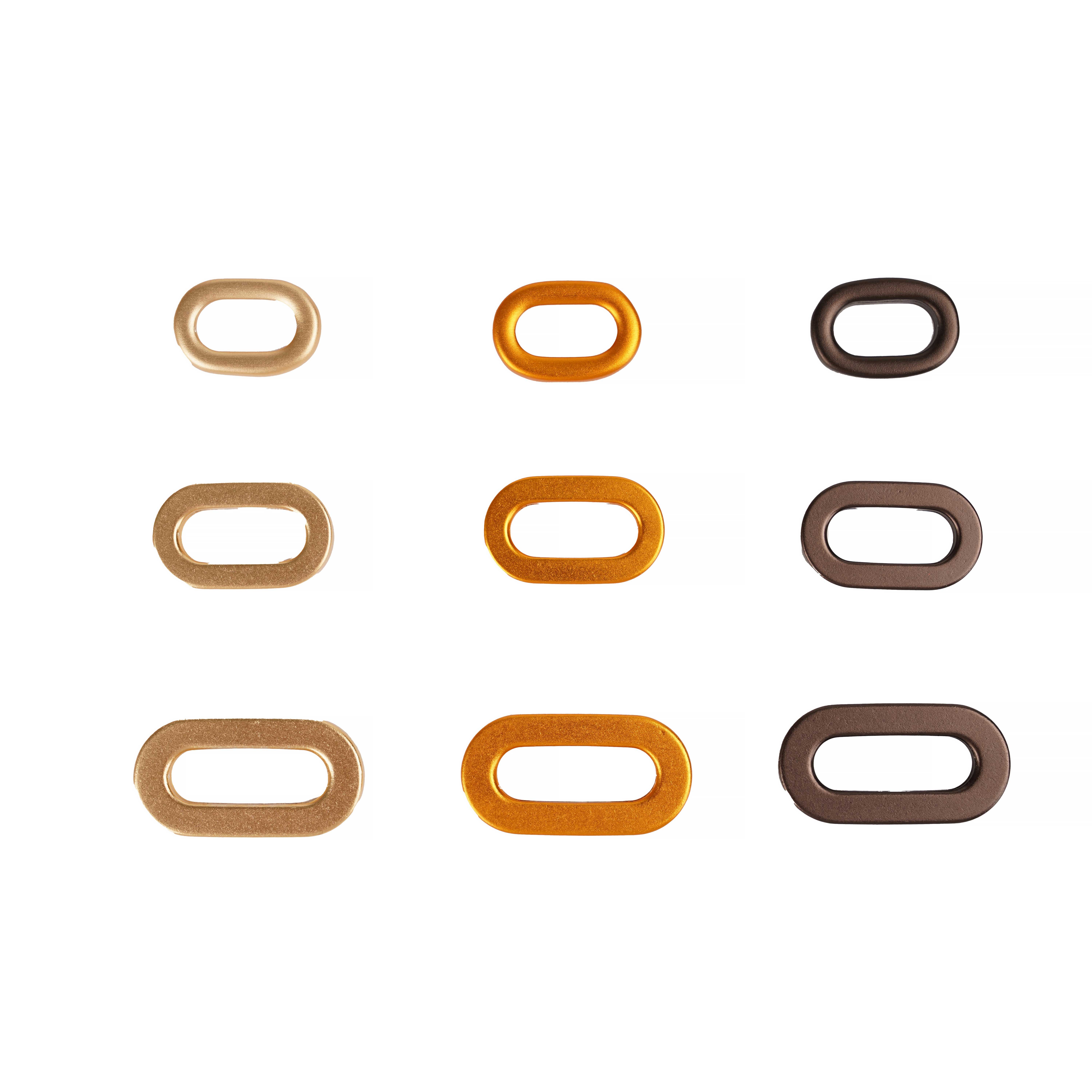 Metal Accessories Oval Eyelets Alloy O Ring Metal Buckles for Pet Harness D Ring Buckle for Bag Pet Collar