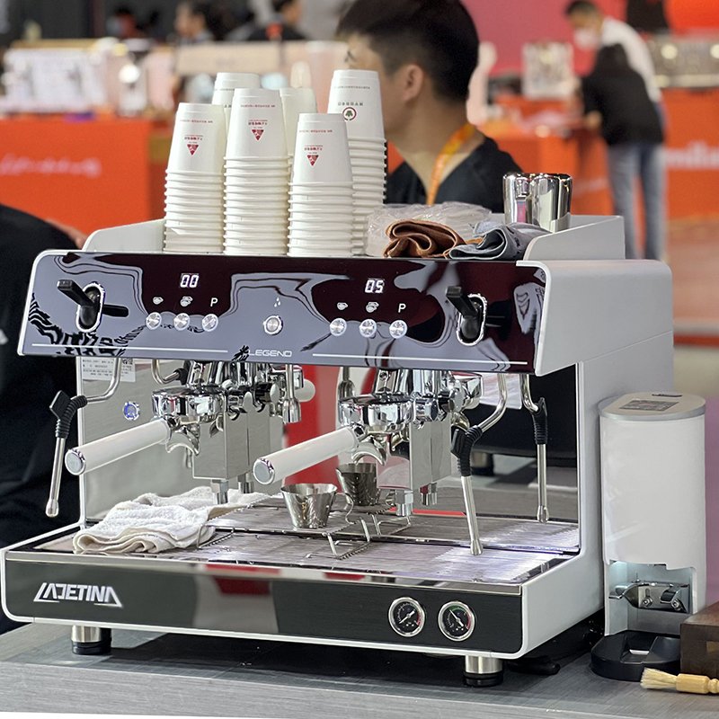 Professional Oem Italy Style Electric 2 Head Semi Automatic Espresso Maker Barista Coffee Machines Commercial for Sale
