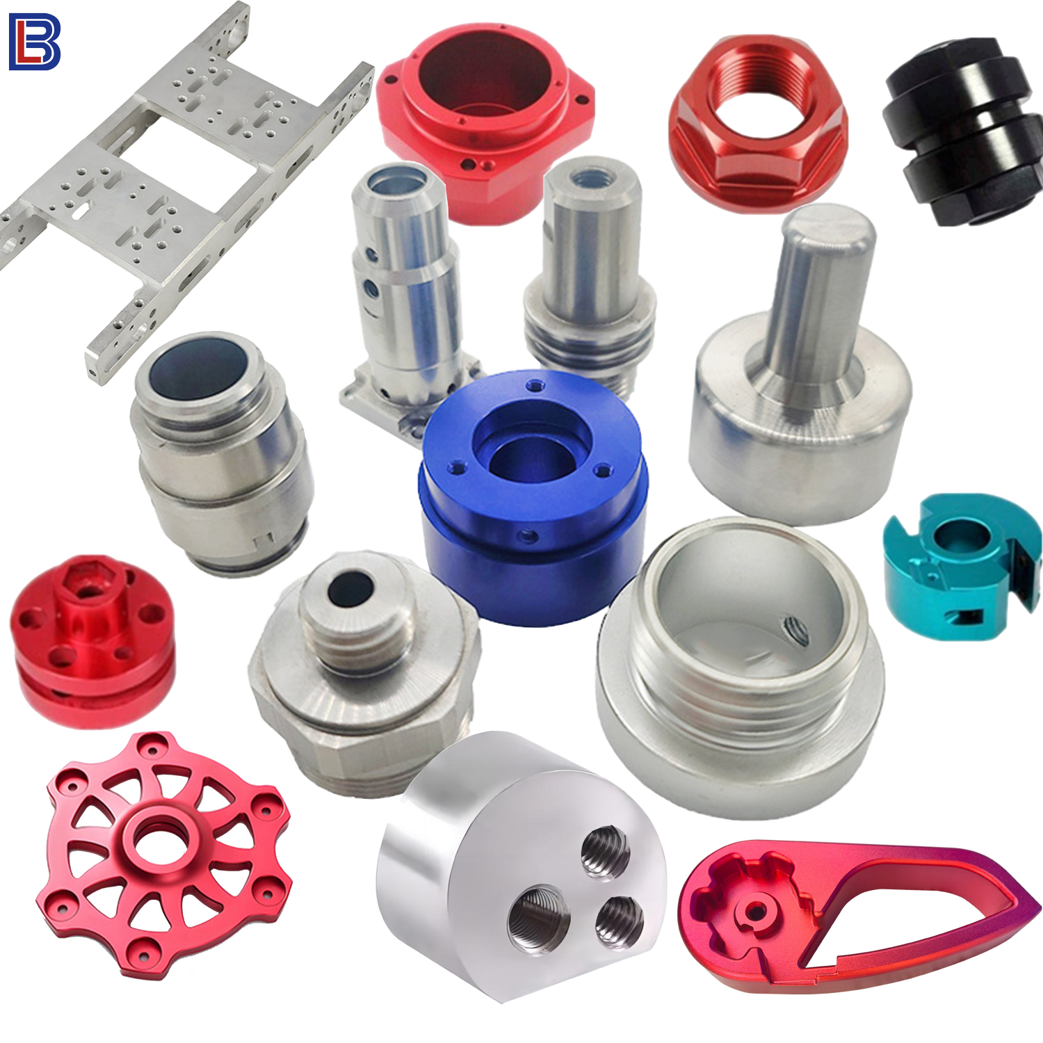 Customized Aluminum Auto Cnc Machining Parts Casting Metal Motor Spare Parts for Auto Car