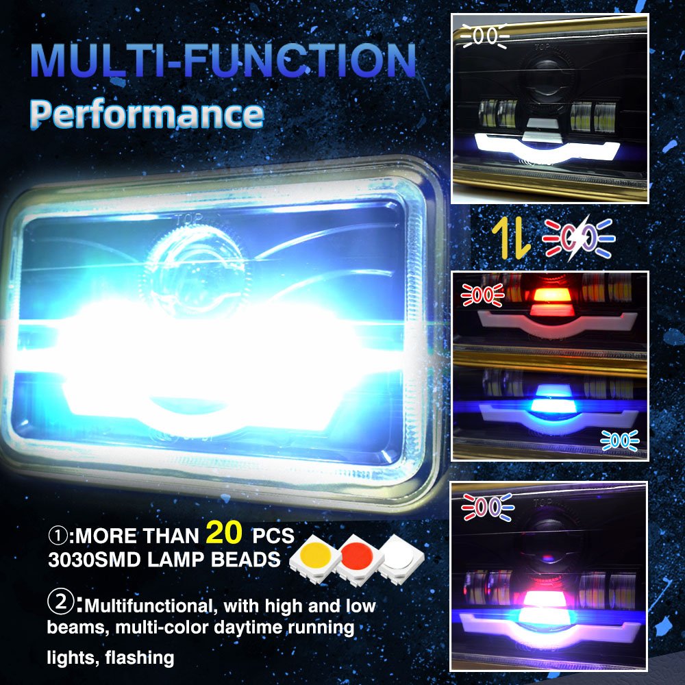MOTOLED CG125 Barako 6 4 Inch Motorcycle Headlight Assembly Projector Lens DC12V 45W 4800LM