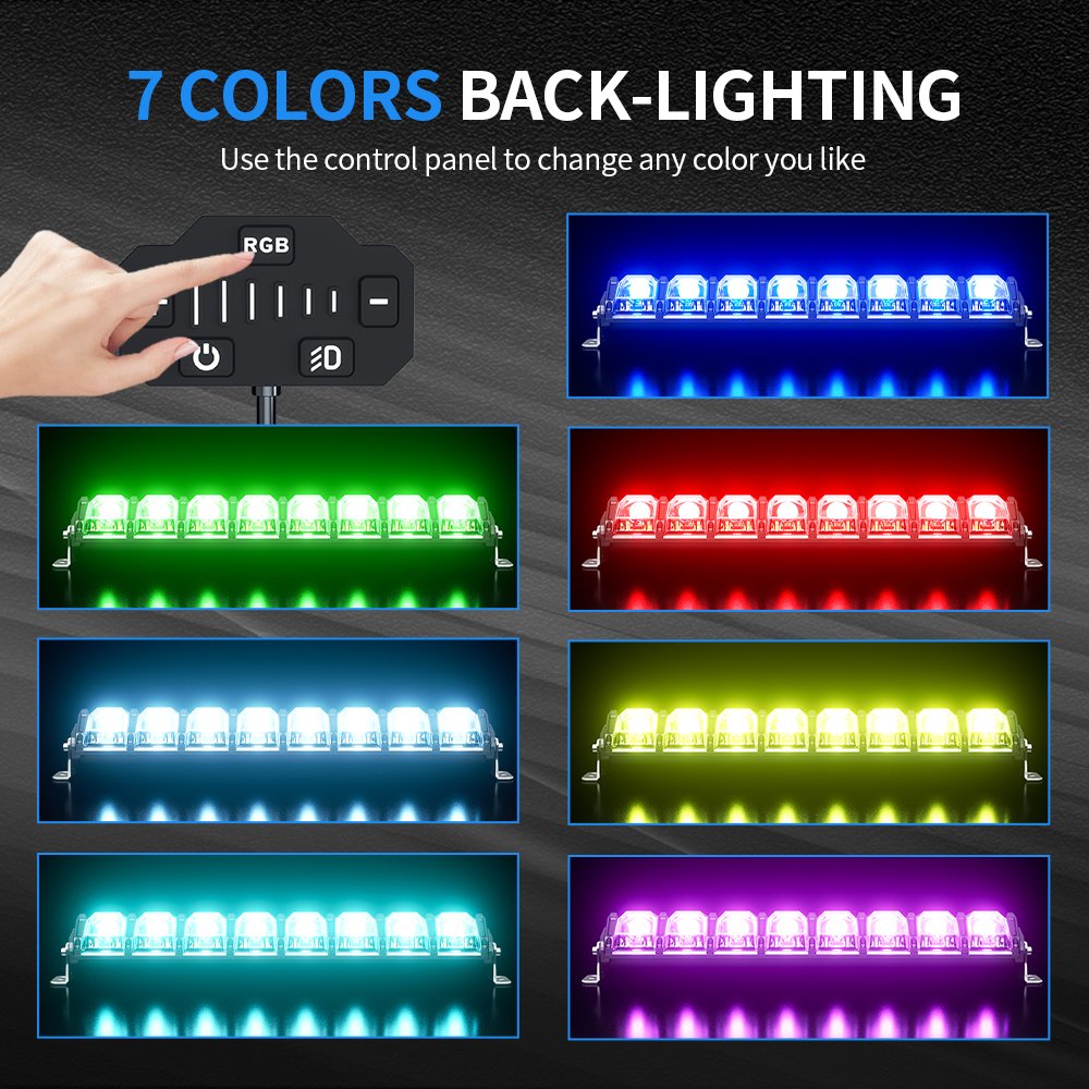 Aurora New Evolve Multifunctional Offroad Accessories 4x4 RGB Led bar