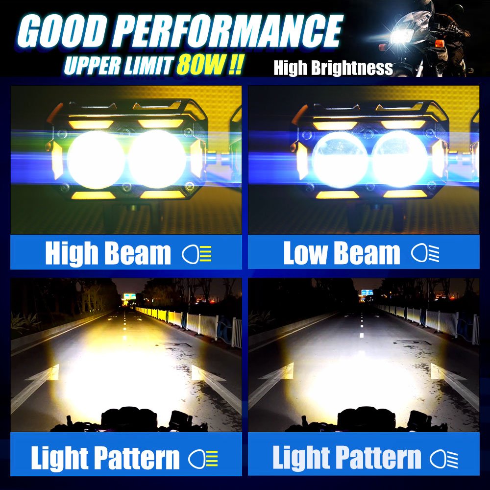 MOTOLED Auxiliary Lights Focos Led Para Motocicletas Faros Exploradoras Luces Para Moto for R15 V3