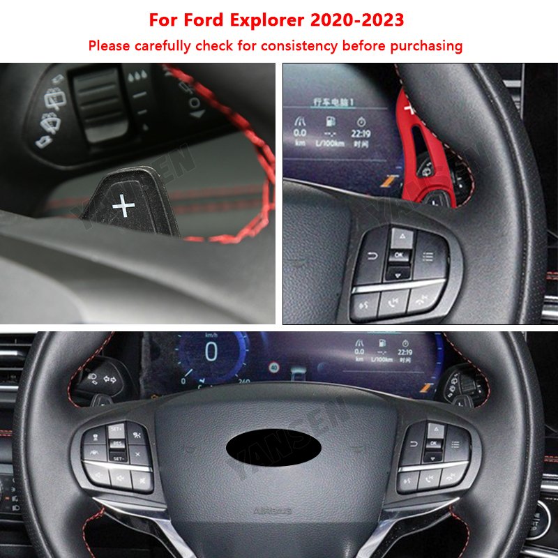 Paddle Shift For Ford Explorer EcoBoost 2020 2021 2022 Lincoln Aviator Navigator L Continental Car Steering Wheel Gear Extension