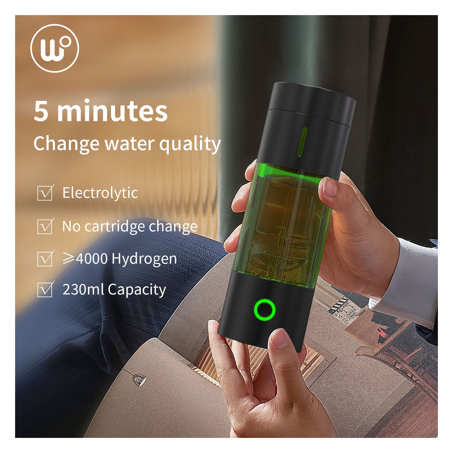 Cost-effective Factory Wholesale High Hydrogen Content Hydrogen Water Bottle,Portable Hydrogen Water Bottle Generator.