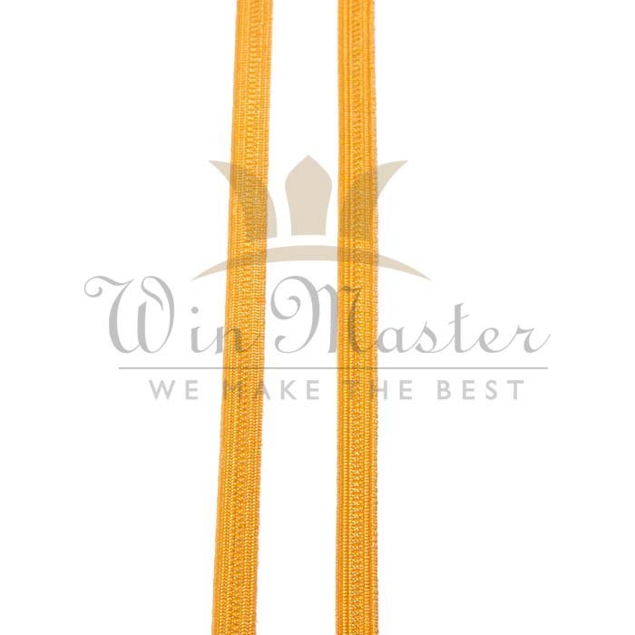 Golden Bullion Braid Lace Ribbon for Cuff Trousers Epaulet Trim for Regimental Uniform Sailor Pilot Aviation Maritime Garment