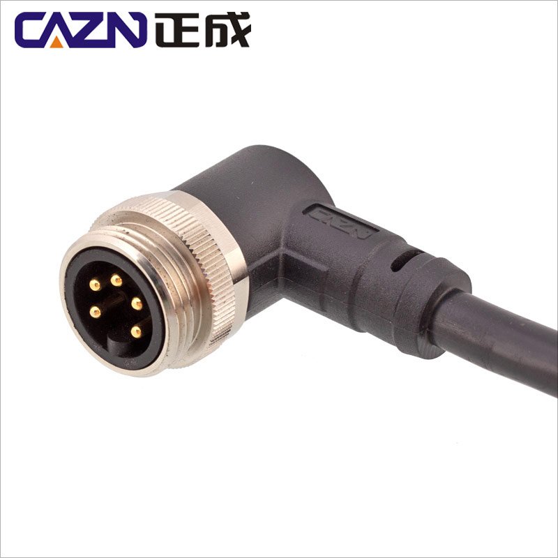 7/8 aviation plug waterproof IP67 encoder sensor NMEA2000 High current straight angle PVC PUR 7/8 power cable connector