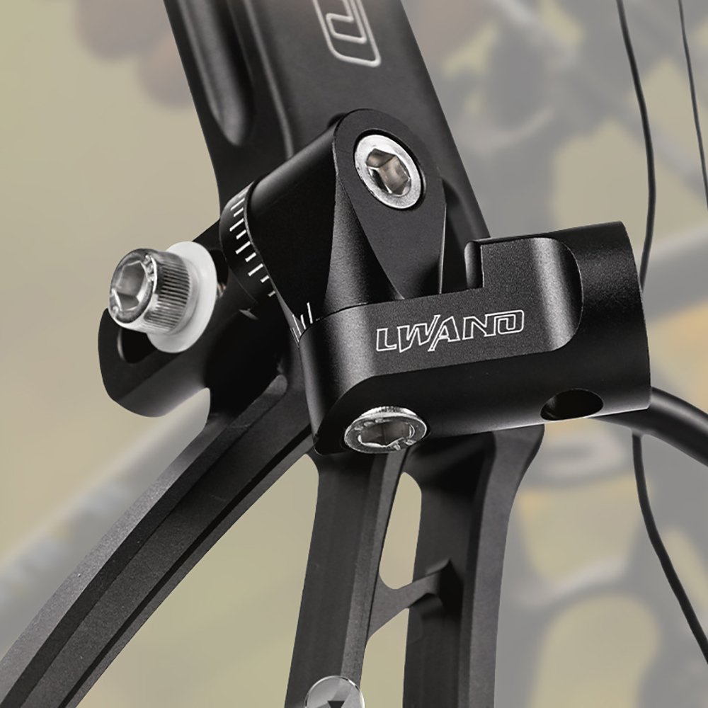 LWANO Archery Riser Stabilizer Adjustable Aviation Aluminum Single V Bar for Balance Rod Stabilizer Compound Bow Accessory