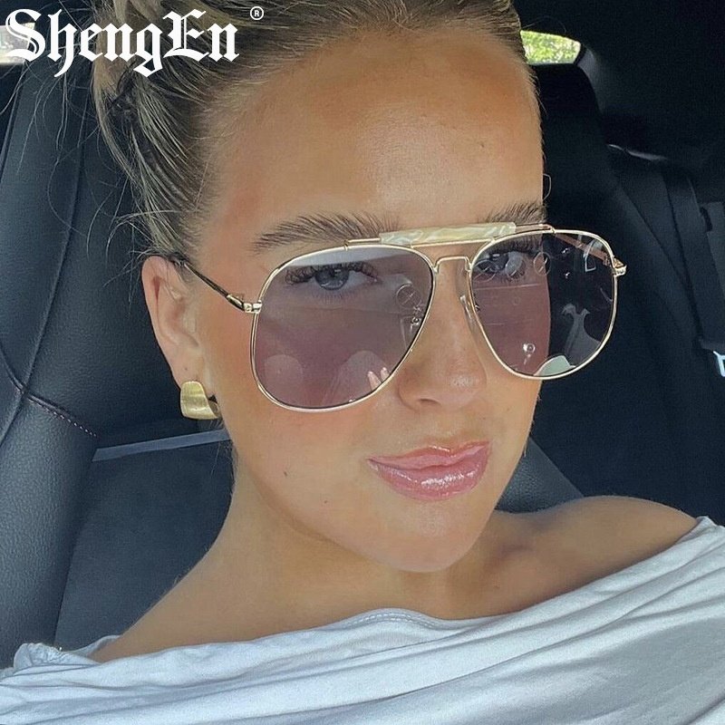1127 Metal Round Sunglasses 2025 New Arrivals Women Men Sports Eyewear Punk Pilot Shades