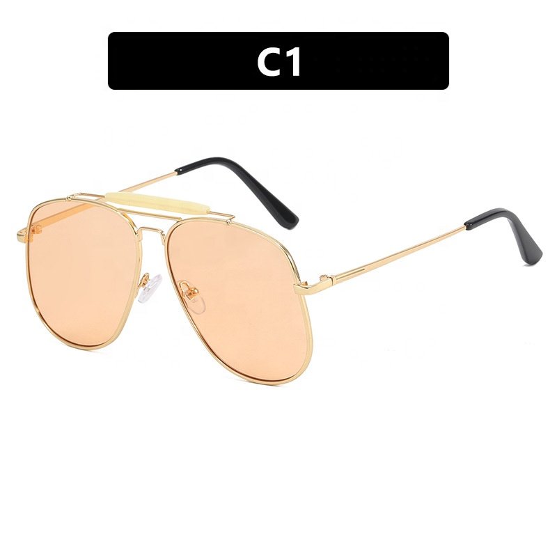 1127 Metal Round Sunglasses 2025 New Arrivals Women Men Sports Eyewear Punk Pilot Shades