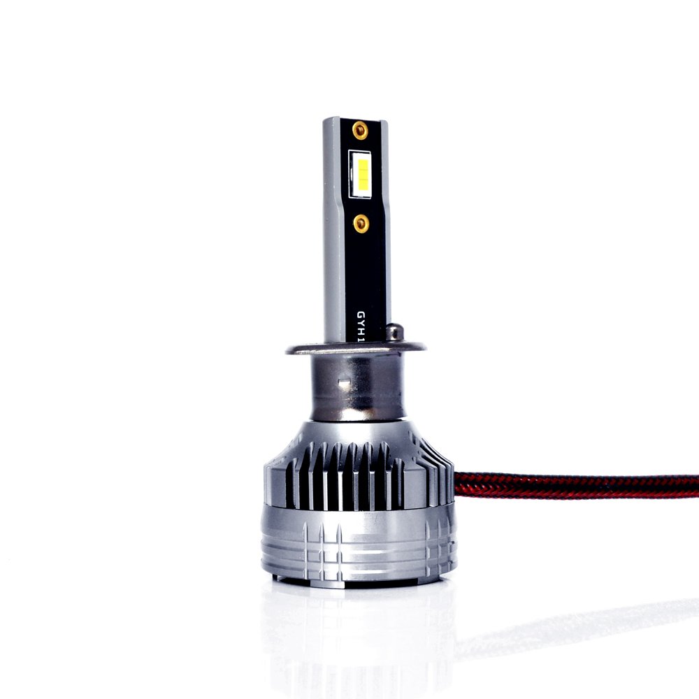 2021 T1s Turbo Led Kit 80w 8000lm Led Headlight Bulbs H1h4 H7 H11 H13 9004 9005with Color 3000k 4300k 6000k 8000k Color Tube