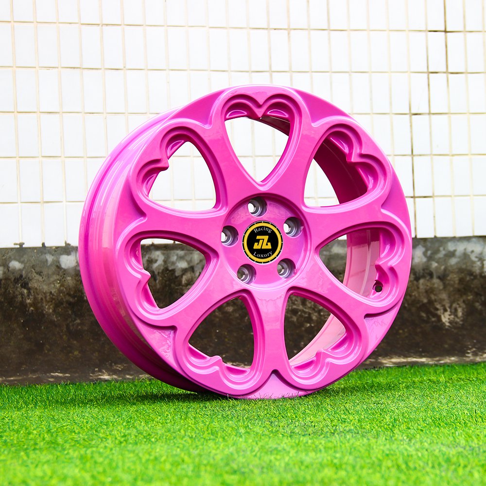 Jiangzao Custom pink 1-piece Forged Wheel Custom Size Rim 17 18 19 20 21 22 24 26 Inch Aluminum Alloy Wheels for Passenger Car