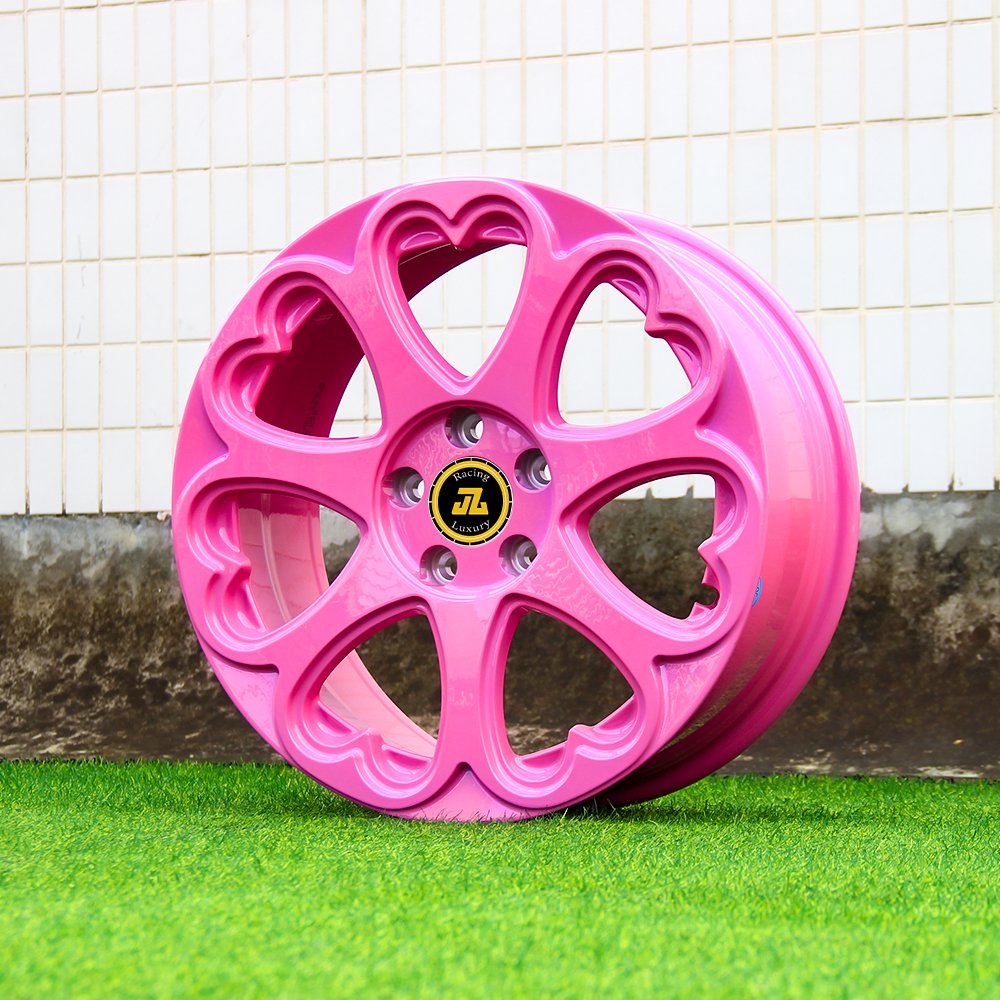 Jiangzao Custom pink 1-piece Forged Wheel Custom Size Rim 17 18 19 20 21 22 24 26 Inch Aluminum Alloy Wheels for Passenger Car