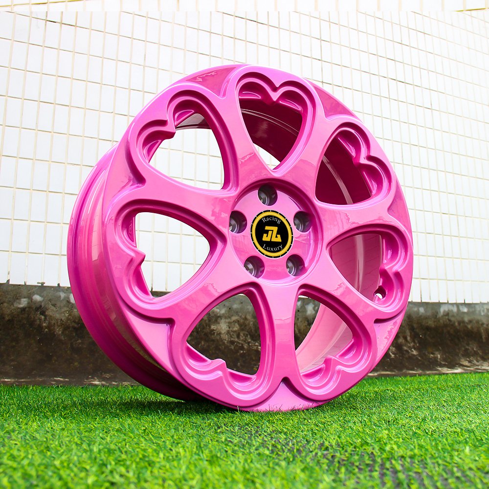 Jiangzao Custom pink 1-piece Forged Wheel Custom Size Rim 17 18 19 20 21 22 24 26 Inch Aluminum Alloy Wheels for Passenger Car