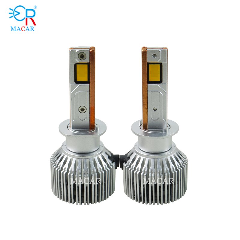 MACAR M70 High Power 150W LED Headlight with Three Copper Tubes H7 H1 H4 H11 9005 9006 9012 Halogen Light LED Bulb Car Light