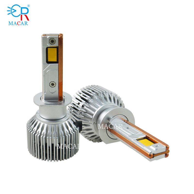 MACAR M70 High Power 150W LED Headlight with Three Copper Tubes H7 H1 H4 H11 9005 9006 9012 Halogen Light LED Bulb Car Light