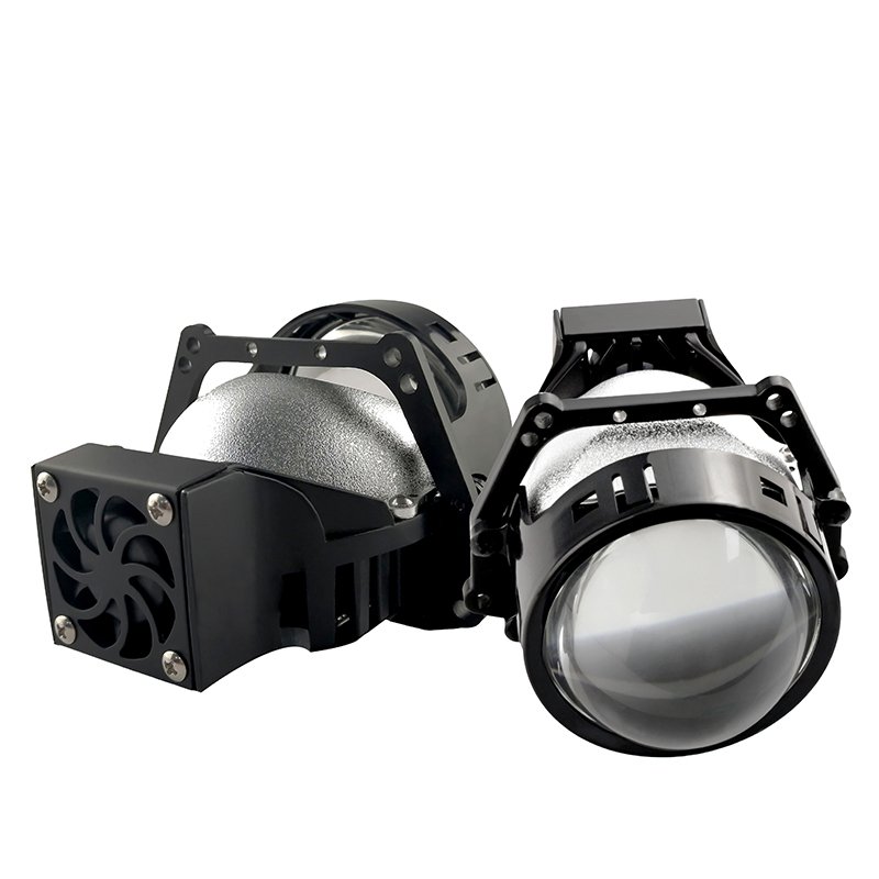 2023 New P11 LED Dual Beam Projector Headlight Super Bright 55W Low Beam 65W High Beam Fan Cooling Lossy Installation No Glare