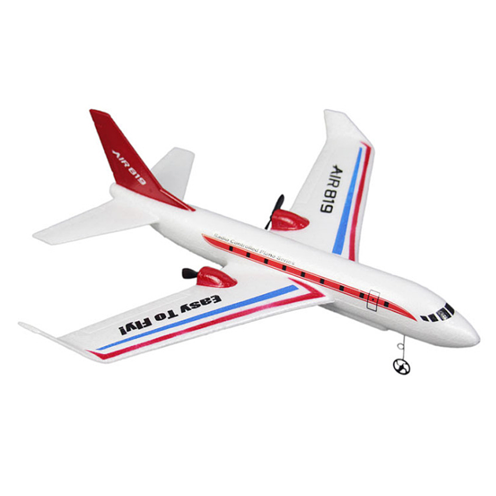 40CM Fixed Wing High Simulated RC Glider Airplane Six-gyro Self-balance System Dual Motor 300M Range RC Plane