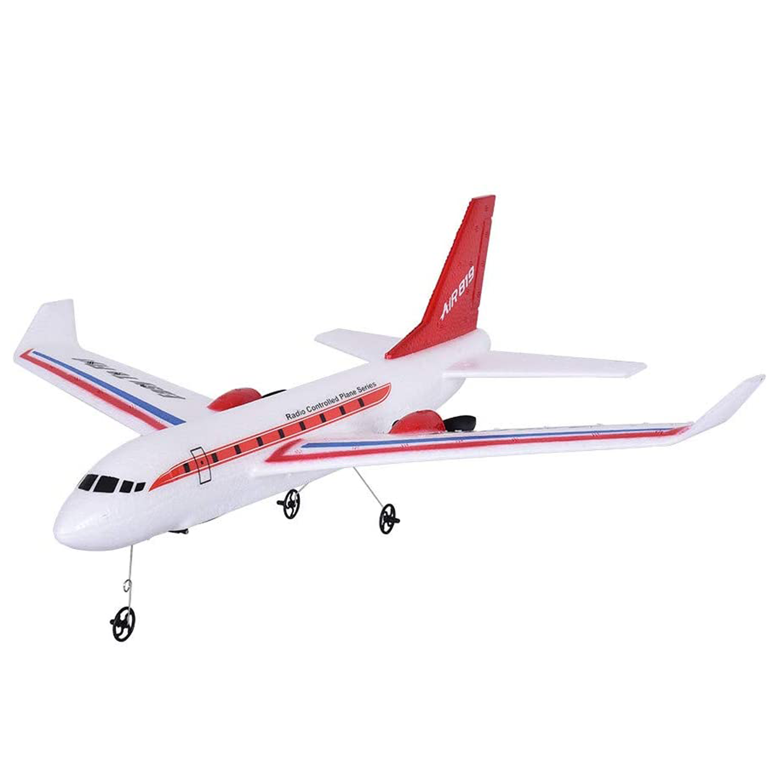 40CM Fixed Wing High Simulated RC Glider Airplane Six-gyro Self-balance System Dual Motor 300M Range RC Plane