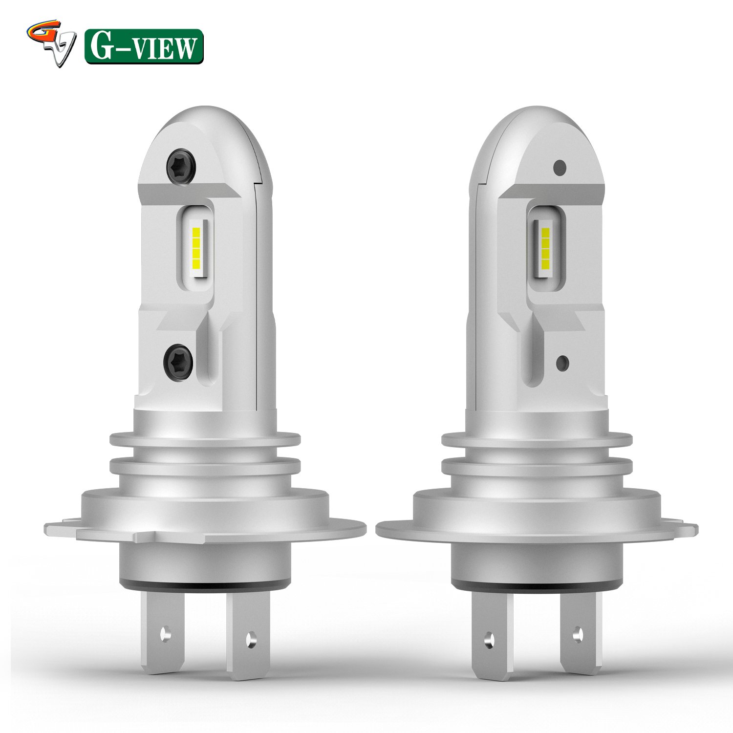 Gview GFO Series H7 LED Bulbs IP68 Waterproof Rate 6063 Aviation Aluminum Car Accessories for Car LED Headlight