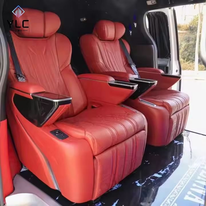 Luxurious Comfortable Business Car Seats Van Interior Accessories Multifunctional Seats Alphard Single Captain Car Seat