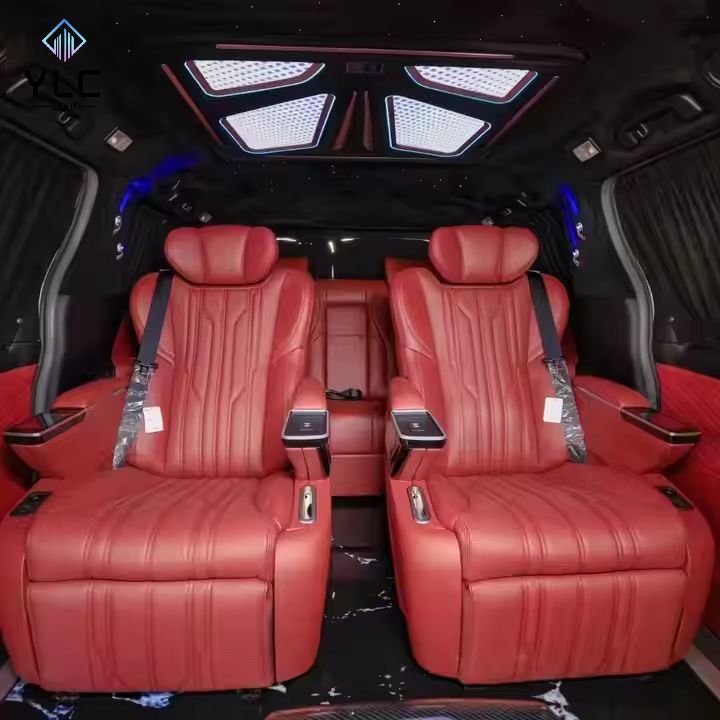 Luxurious Comfortable Business Car Seats Van Interior Accessories Multifunctional Seats Alphard Single Captain Car Seat