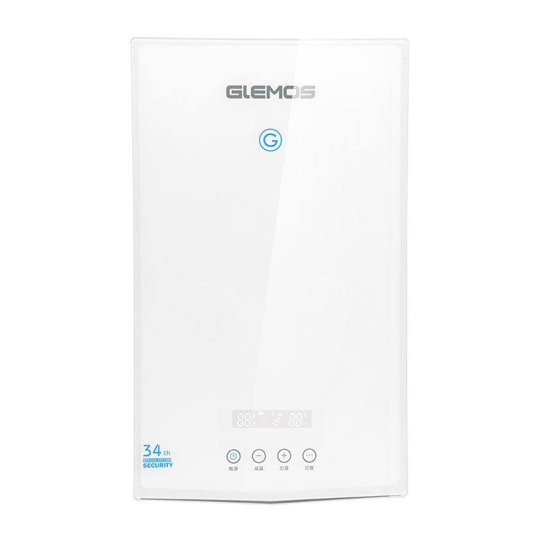 Factory Price Electric Shower Water Heater Touch Control Instant Tankless Electric Water Heater 8000w Plastic Led English IPX4