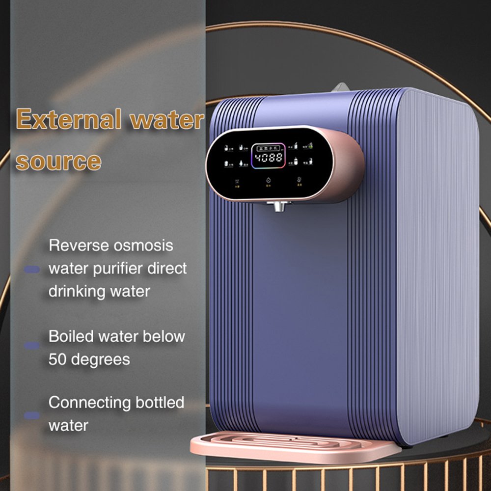 Alkaline Water Ionizer 300ml/Min DesktopRO Reverse Osmosis Water Purifier 4000ppb with SPE and PEM Technology