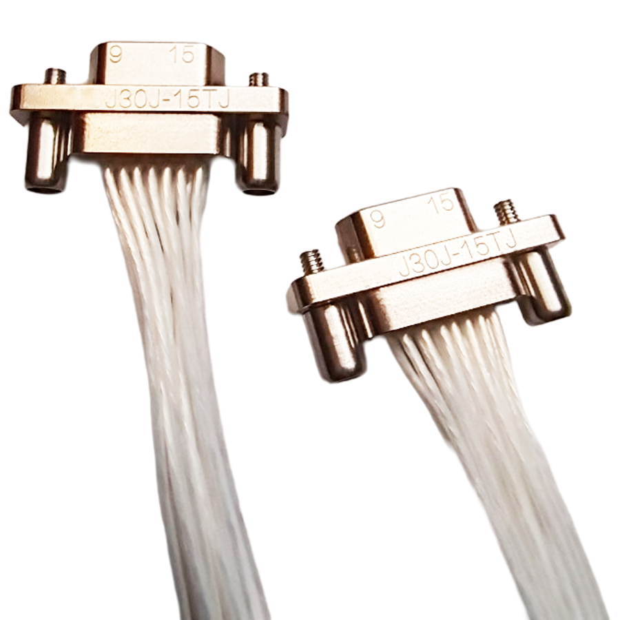 J30J Series Micro Rectangular Connector Waterproof Aviation Plug Core J30J-15TJ