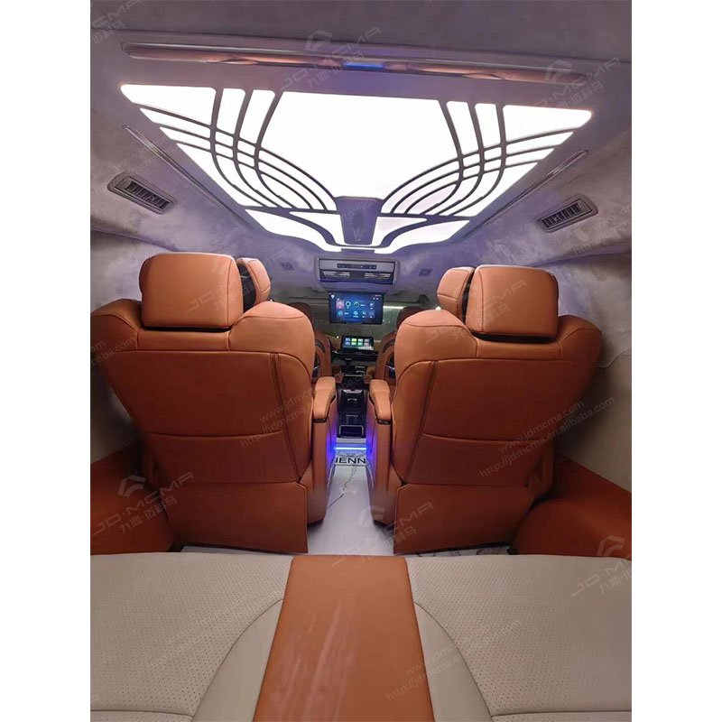 JDMCMA Car Interior Kit Luxury Car Seat Full Modification Kit with Aviation Seat Floor Upgrade for Toyota Sienna 2021