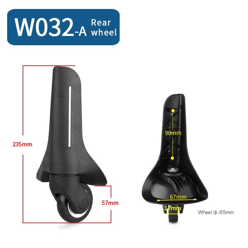 Luggage Wheel Accessories Universal Wheel Aviation Trolley case Pulley Caster Repair and Reinforcement Luggage Bag Wheels