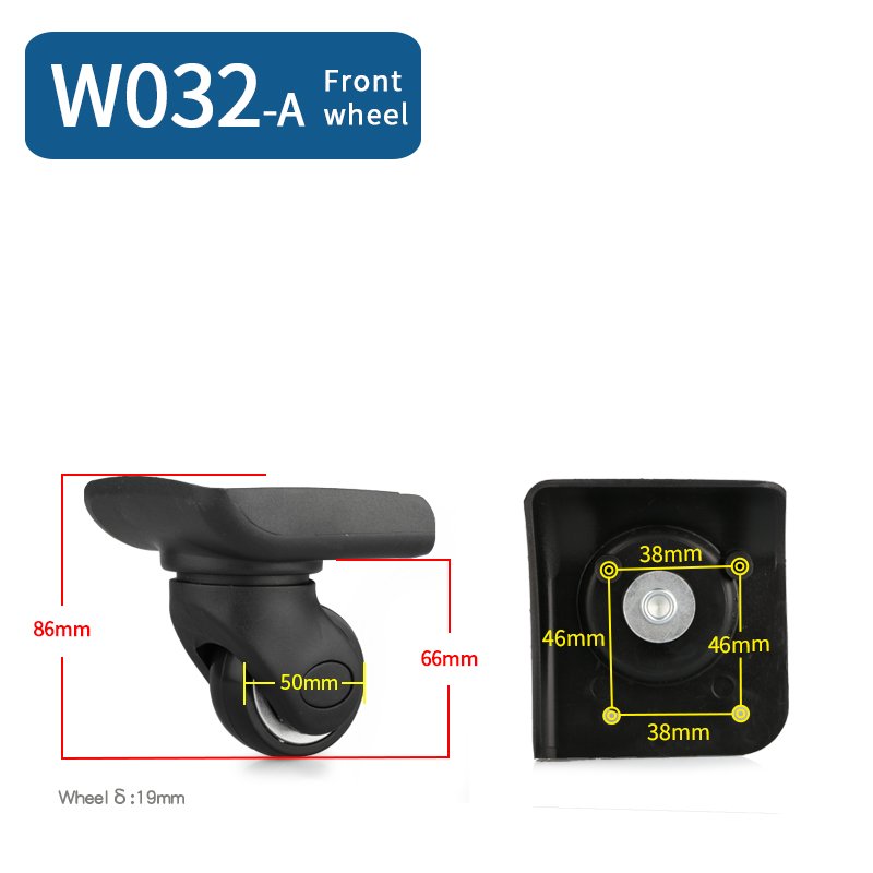 Luggage Wheel Accessories Universal Wheel Aviation Trolley case Pulley Caster Repair and Reinforcement Luggage Bag Wheels