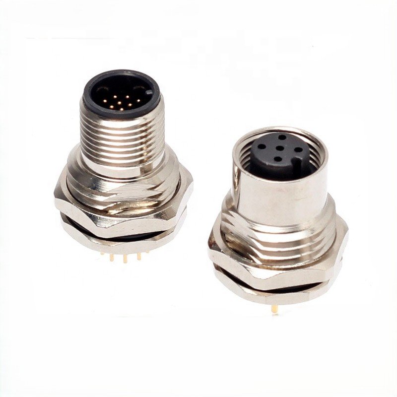 B Series 1B,TGG Straight Plug 6Pin, Single-pin 7A Current 360° Shielding Against Electromagnetic Interference Aviation Connector