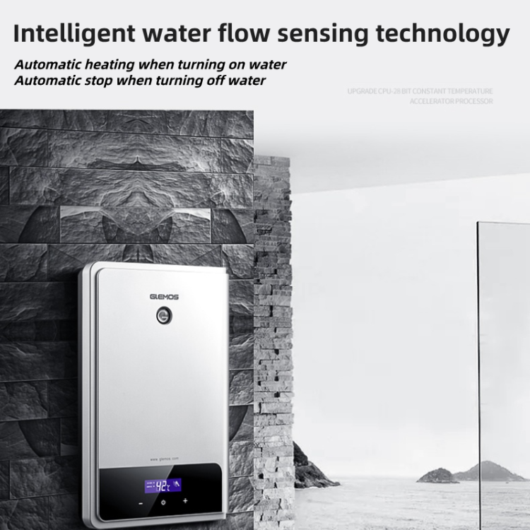 New Arrival 8kw Aviation Aluminum Easy Installation Instant Electric Water Heater for Home Kitchen Shower Bathroom Rv Hotel