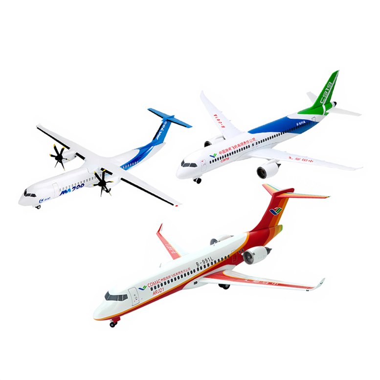 Custom 3d Private International Airlines Metal Scale Fighter Decoration Flying Outdoor Diecast Alloy Aircraft Model Plane