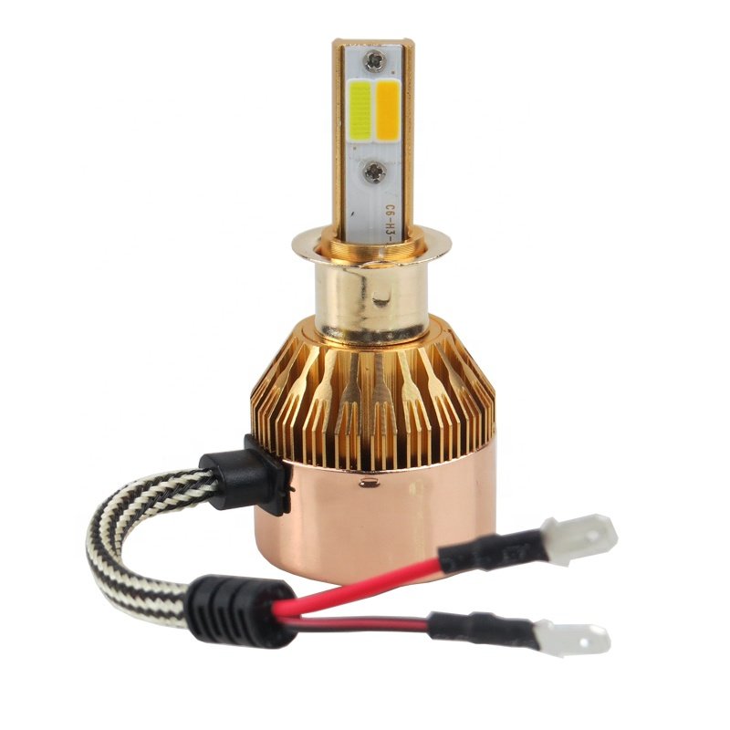Wholesale Dual Color 3000K 6000K H7 H4 LED Car Bulb Led Headlight
