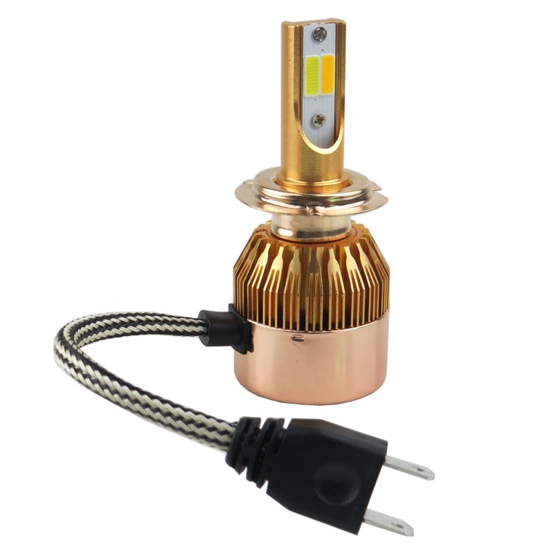 Wholesale Dual Color 3000K 6000K H7 H4 LED Car Bulb Led Headlight