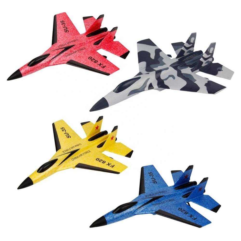 Hot 2023 Hoshi FX-820 Airplane Remote Control RC Airplane EPP Micro Indoor Aircraft SU-35 2.4G Model Toys Hot Gifts