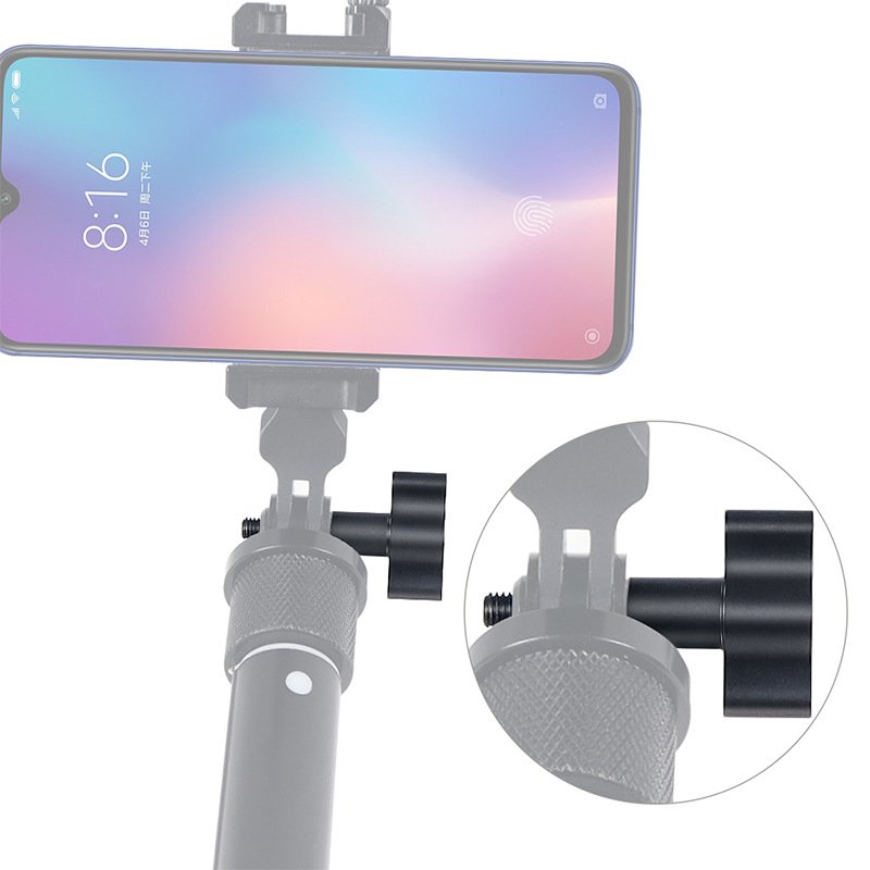 Takenoken M5 Sports Camera Accessory 60mm Total Length Quick Tightening Aluminum Alloy T-Handle Large Action Accessory